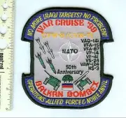 Military Patch USN 1999 Noble Anvil Task Force Cruise