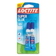 Loctite Super Glue Gel, .07 oz. Tube, 2/pack