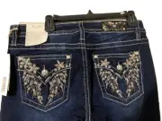 Miss Me Chole boot stretch jeans - size 33 - colorful pockets