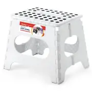 Folding Step Stool for Adults and Kids 11 Height Lightweight Plastic Stepping...