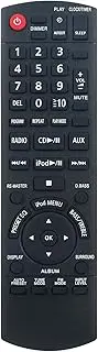 Allimity N2QAYB000518 Replacement Remote fit for Panasonic Compact Stereo System SC-HC20 SA-HC20 SCHC20 SAHC20 Audio Home Theater System