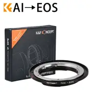K&F Concept Lens Mount Adapter For Nikon F/AF AI Lens to Canon EOS EF EF-S Mount