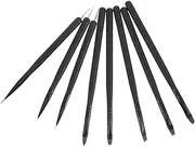 SHERCHPRY 8pcs Nail Art Brushes: Kit Gel Polish Liner Brushes Dotting Tools Set Pen - for Nail Drawing and Painting Small Detail Tools