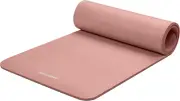 Yoga Mat Thick W/Nylon Strap for Men Women Non Slip Exercise Mat Yoga Pilates