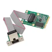 Mini PCI‑E Network Card Bent Pin Gigabit Single Port I210AT Chip GBE Etherne Fit