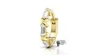 14K Lab grown Diamond nose ring cartridge daith piercing Gold