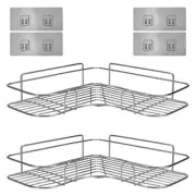 Shower Caddy Shelf Bathroom Corner Bath Storage Holder Organizer Triangular Rack