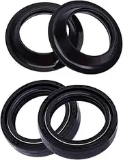 35x48x11 Motorcycle Front Fork Oil Seal Dust Cover For R1100 R1100RS 94-02 R1100RT 1995-2001 R1100S 1998-2005(2pcs seal 2pc cover)