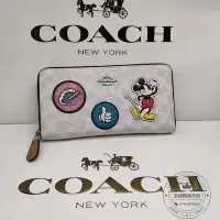 在飛比找Yahoo!奇摩拍賣優惠-空姐精品代購 COACH C3733 白色米奇 迪士尼合作款