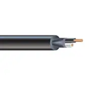 1000' 14/2 SJOOW Portable Power Cable Flexible CPE Jacket Black 300V