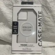 Case-Mate Tough Clear MagSafe Case for Apple iPhone 15/14/13 6.1"