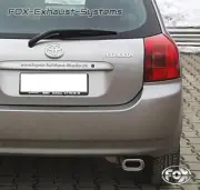 Stainless Performance Exhaust System Toyota Corolla E12 1.8 Ts Compressor Oval