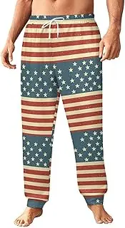 [Generic] Men's Sweatpants, Traditional Stars and Stripes Layout-23, Polyester Joggers, Sweatpants Jogging Pants for Workout Running