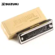 Suzuki Bluesmaster 10-Hole Diatonic Harmonica Key of C With Case MR-250-C