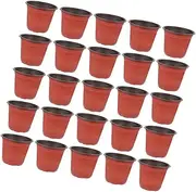 PHENOFICE 150pcs Plant Pots Breathable Seedling with Drainage Holes Functional Nursery Containers for Succulents Cuttings and Transplanting