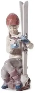 Lladro Take A Breath Porcelain Figurine