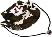 ORFOFE Camouflage Pet Dog Baseball Hat Adjustable Sun Protection Sports Cap with Breathable Ear for Outdoor Activities Lightweight and Comfortable Design for Small Dogs