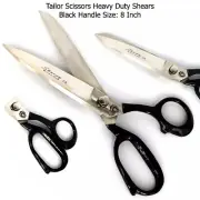 NEW PRO SCISSORS 8,10,12" INCH HEAVY DUTY UPHOLSTERY SHEAR TAILOR SCISSORS