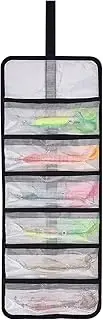 Fishing Lure Wraps,PVC Roll Up Fishing Bait Protective Covers | Protective Storage Bag with Multi-Pocket Design for Men Women Athletes Cyclists