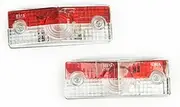 Set Red/White Outline Light Position Light Side Marker Light Bulbs for Motorhome, Caravan