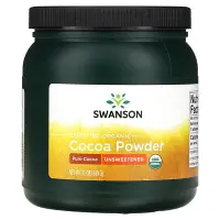 在飛比找iHerb優惠-[iHerb] Swanson 有機認可可可粉，無糖，12 