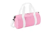 Bagbase Mini Barrel Shoulder Bag (Classic Pink/White) (One Size)