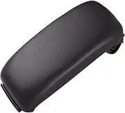Jodriva Leather Car Armrest Latch Cover Center Console Armrest Cover Car Storage Box Lid Cover, for, A3 8P/A5 2003-2013 Vehicle armrest lid