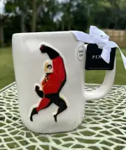 New RAE DUNN Pixar Incredibles "INCREDIBLE DAD" Double Sided Mug Fathers Day