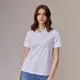 GIORDANO 女裝SORONA涼感素色POLO衫 - 01 標誌白