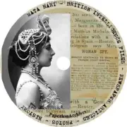 World War I Mata Hari-Accused Spy British Intelligence File & Newspaper Articles