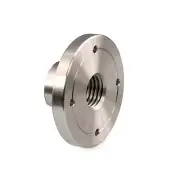 3" Steel Lathe Faceplate, 1" x 8TPI, Hurricane Turning Tools