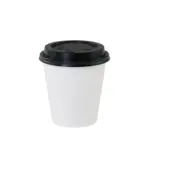 6oz 200ml Bulk White Single Wallpaper Cups Takeaway Disposable Coffee Cups