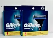Gillette Mach3 Razor Blade Refills 16 Cartridges FREE SHIPPING