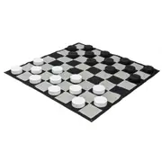 Large 22cm Diameter Plastic Checkers Pieces