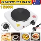 Hot Plate 1500W Portable Electric Cooktop Kitchenware Stove Non-Slip Base Kit
