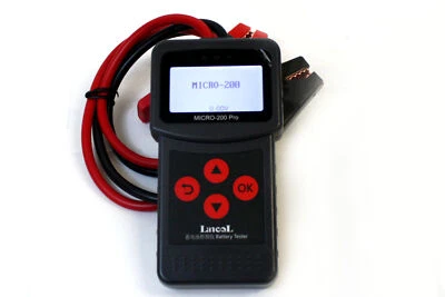 MICRO-200PRO Car Battery Load Tester 12V 24V Analyzer 30-200Ah Lead-acid EFB AGM