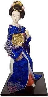 Antique Japanese Dolls, Japanese Traditional Doll,Geisha Doll, Ethnic Japanese Geisha Dolls Statue Kimono Dolls for Girl Gift Miniature Figurines Collection,A10,30cm/4213 (Color : A26, Size : 30cm)
