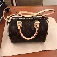 在飛比找Yahoo!奇摩拍賣優惠-LV Nano Speedy Mini 女包 M61252 