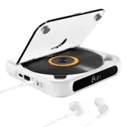 CD Player - Portable Bluetooth Speaker, LED Screen, Stereo Player, IR Remote