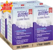 Retainer Brite, 1-Year Supply, 384 Tablets, 384 Count for Retainer Care