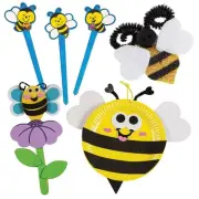 Fun Express Bumble Bee Activity & Craft Kit Assortment - Makes 48