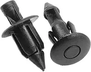 100PCS 6mm Black Rivet Fairing Body Trim Panel Fastener Screw Clips Motorcycle Accessories Parts