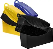 Gatuida 3pcs Car Detailing Kit Car Sponge Pads Tire Shine Applicator Wax Applicator for Interior Cleaning and Maintenance Effortless Vehicle Shine Restoration