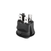 5PCS DPST 4Pins ON/OFF AC250V/6A 125V/10A Boat Rocker Switch Round