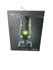 ROCCAT Torch USB Microphone with 24-Bit Studio-Grade Audio and RGB Lighting
