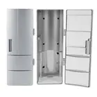 Compact Mini USB Fridge Freezer Cans Drink Beer Cooler Warmer Travel Car Offi