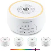 White Noise Machine Dreamegg Portable for Baby Kids Sleep Night Light 26 Sounds