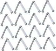 Ipetboom 16Pcs Flexible Hair Rollers for Root Volume Multi Use Perm Rods Bangs Curling Clips for Easy Styling for Short Hair