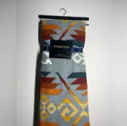 NWT Pendleton Southwestern 50"x70" Sherpa Silk Plush Throw Blanket Aztec Navajo