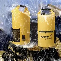 在飛比找Yahoo!奇摩拍賣優惠-[酷奔車品]新款漂流袋 防水桶 游泳防水袋 PVC夾網布防水